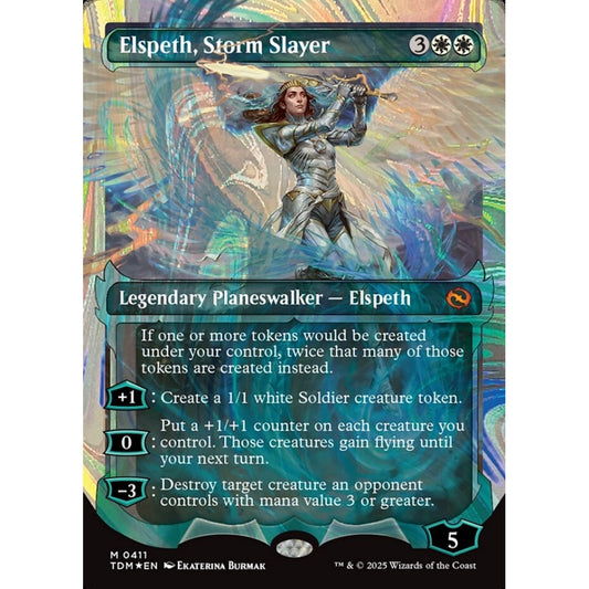 Elspeth, Storm Slayer mythic 411 Magic the Gathering Tarkir: Dragonstorm
