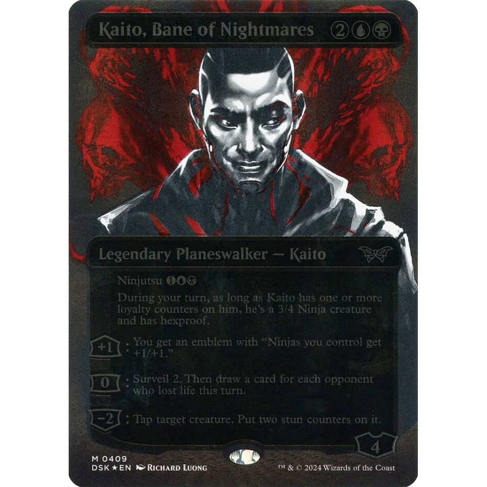 Kaito, Bane of Nightmares, 409, mythic, Magic: The Gathering, Duskmourn: House of Horror