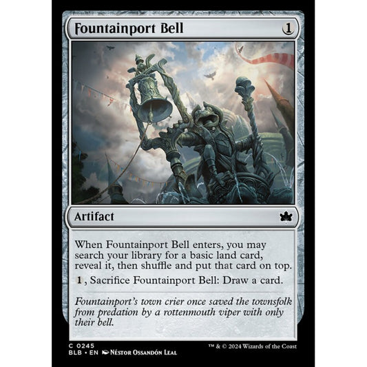 Fountainport Bell, 245, common, Magic: The Gathering, Bloomburrow
