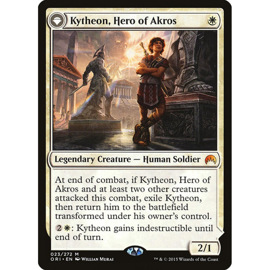 Kytheon, Hero of Akros // Gideon, Battle-Forged mythic 23 Magic the Gathering Magic Origins