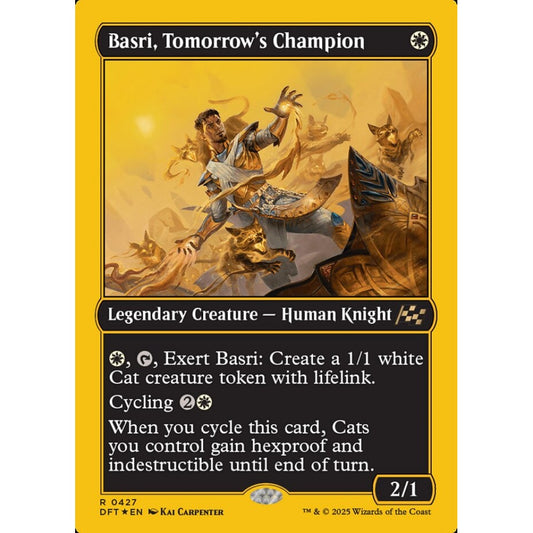 Basri, Tomorrow's Champion, 427, rare, Magic: The Gathering, Aetherdrift
