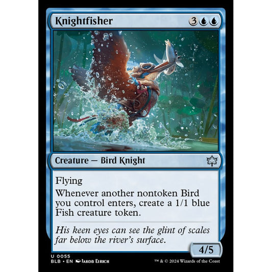 Knightfisher, 55, uncommon, Magic: The Gathering, Bloomburrow