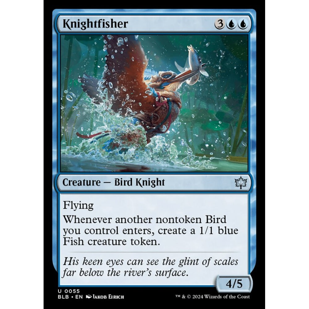 Knightfisher, 55, uncommon, Magic: The Gathering, Bloomburrow