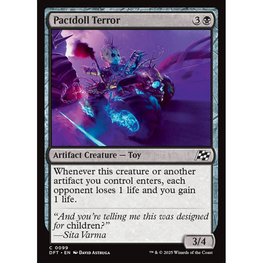 Pactdoll Terror, 99, common, Magic: The Gathering, Aetherdrift
