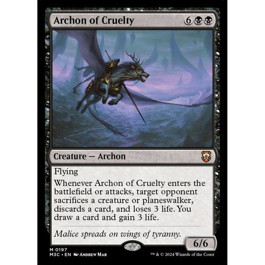 Archon of Cruelty, 197, mythic, Magic: The Gathering, Modern Horizons 3
