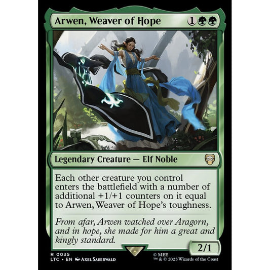 Arwen, Weaver of Hope, rare, 35, Magic the Gathering, Tales of Middle-earth Commander