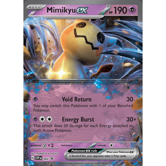 Mimikyu ex Black Star Promo 4 Pokemon Card Game Scarlet & Violet Promos