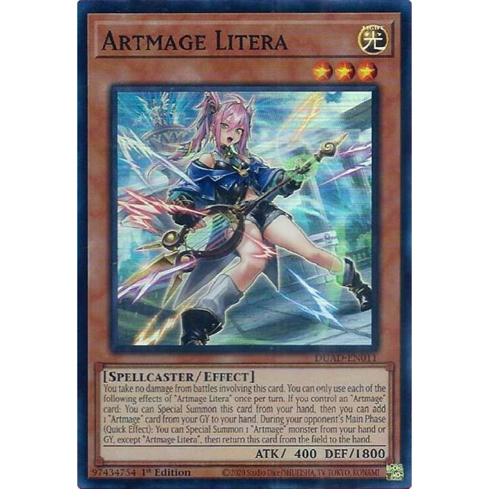 Artmage Litera DUAD-EN011 Super Yu-Gi-Oh Duelist's Advance
