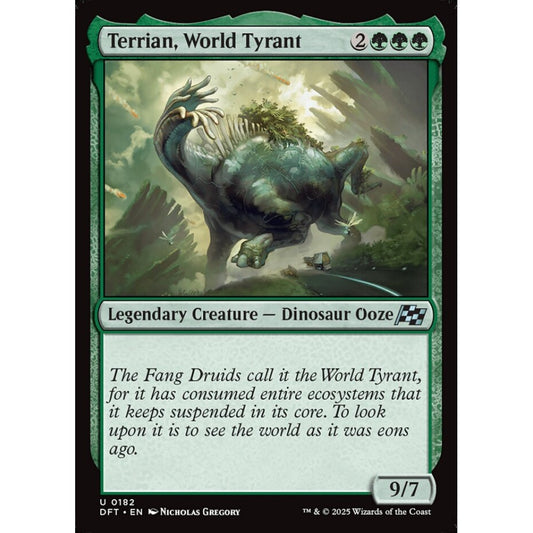 Terrian, World Tyrant, 182, uncommon, Magic: The Gathering, Aetherdrift