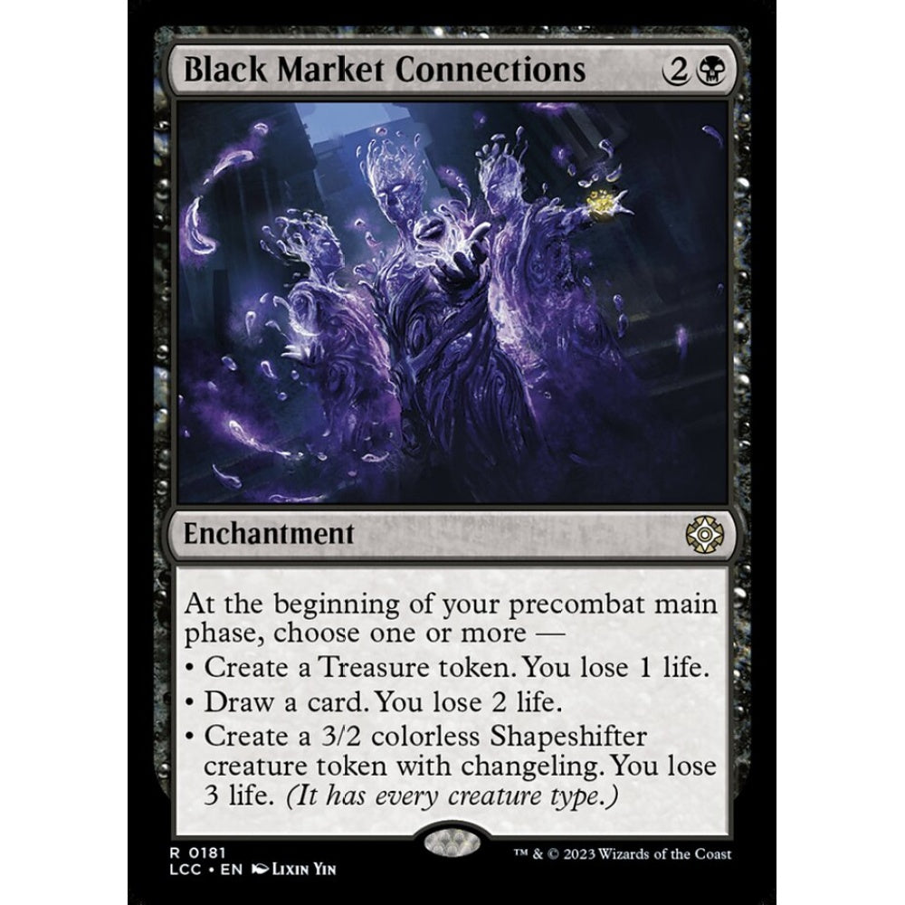 Black Market Connections, rare, 181, Magic the Gathering, The Lost Caverns of Ixalan Commander