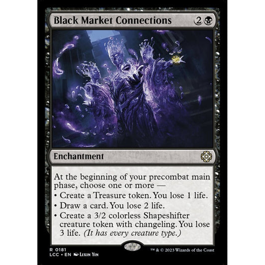 Black Market Connections, rare, 181, Magic the Gathering, The Lost Caverns of Ixalan Commander