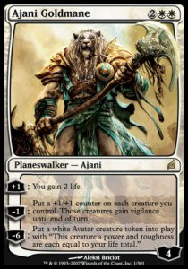 Ajani Goldmane - Lorwyn (Rare) [LRW-1]