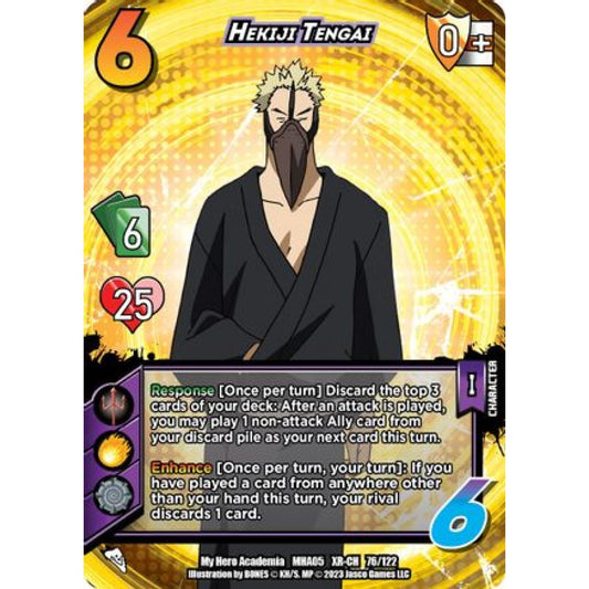 Hekiji Tengai, 76/122, XR-CH, UniVersus, MHA05 Undaunted Raid