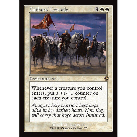 Cathars' Crusade, 337, rare, Magic: The Gathering, Innistrad Remastered