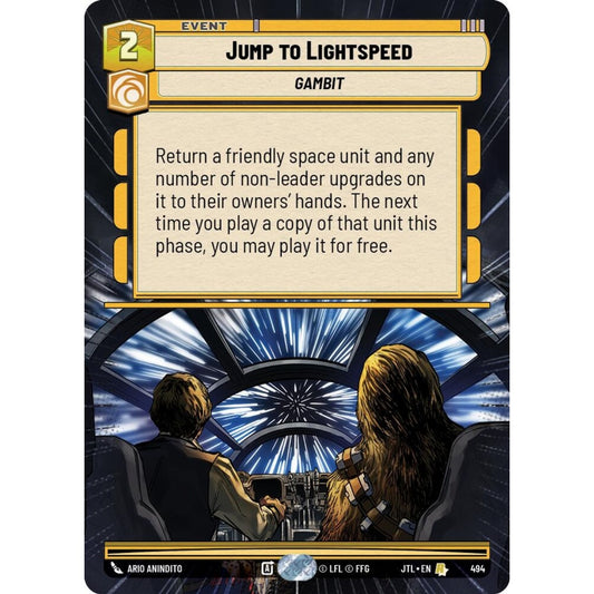 Jump to Lightspeed, R, JTL 494) Hyperspace, Star Wars Unlimited