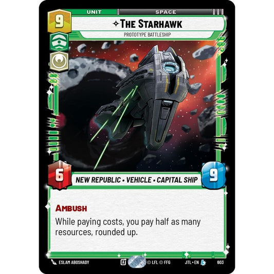 The Starhawk, L, JTL 603) Foil, Star Wars Unlimited