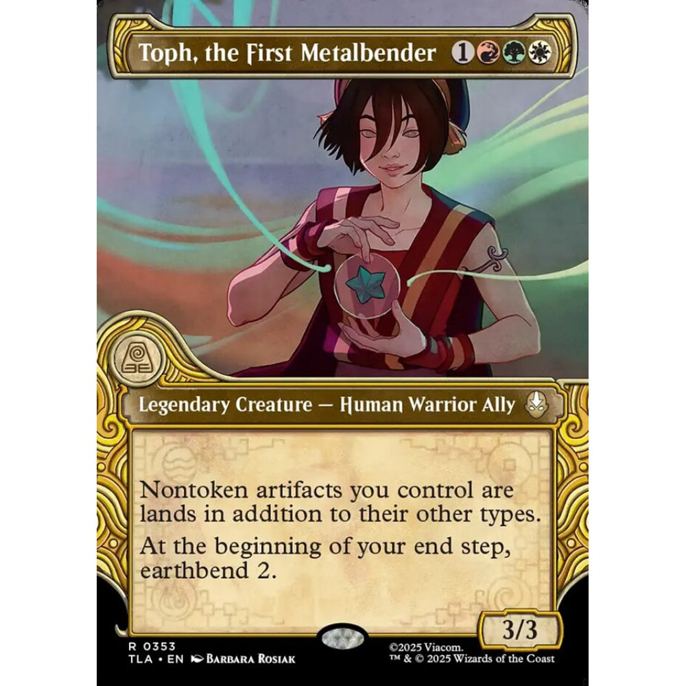 Toph, the First Metalbender rare 353 Magic the Gathering Avatar: The Last Airbender