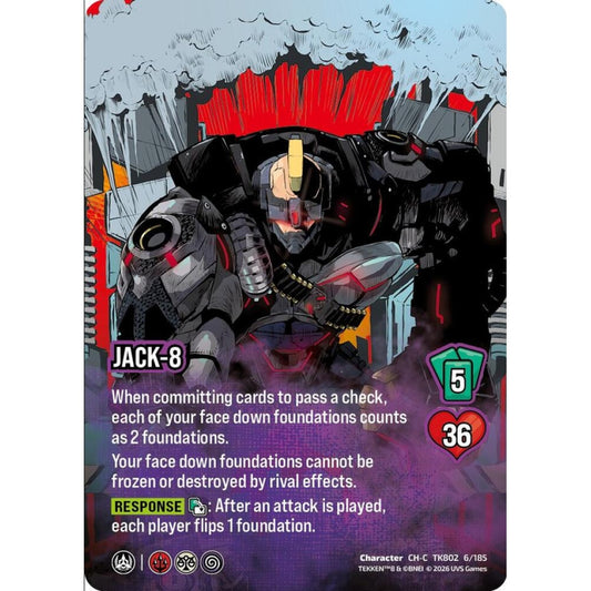 Jack-8 6/185 TK802 Universus Tekken 8 Character CH