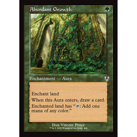 Abundant Growth, 406, common, Magic: The Gathering, Innistrad Remastered