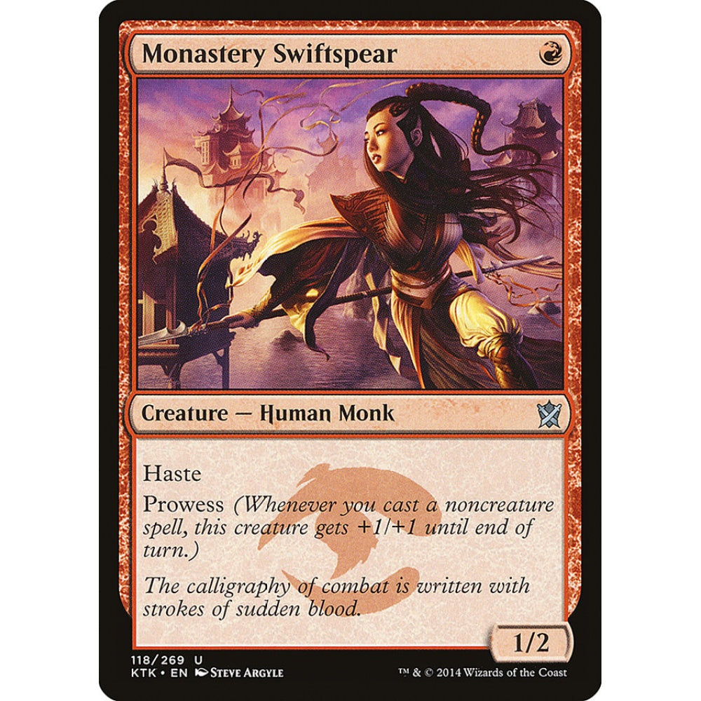 Monastery Swiftspear uncommon 118 Magic the Gathering Khans of Tarkir