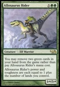Allosaurus Rider - Duel Decks: Elves vs. Goblins (Rare) [EVG-2]