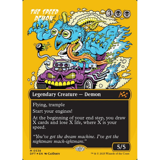 The Speed Demon, 538, mythic, Magic: The Gathering, Aetherdrift