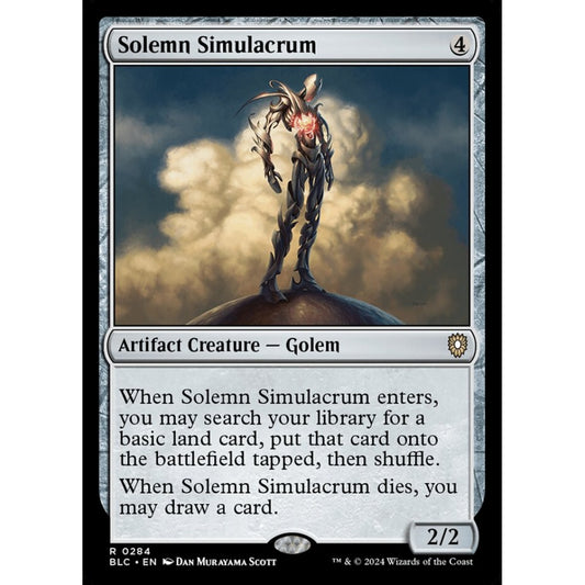 Solemn Simulacrum, 284, rare, Magic: The Gathering, Bloomburrow