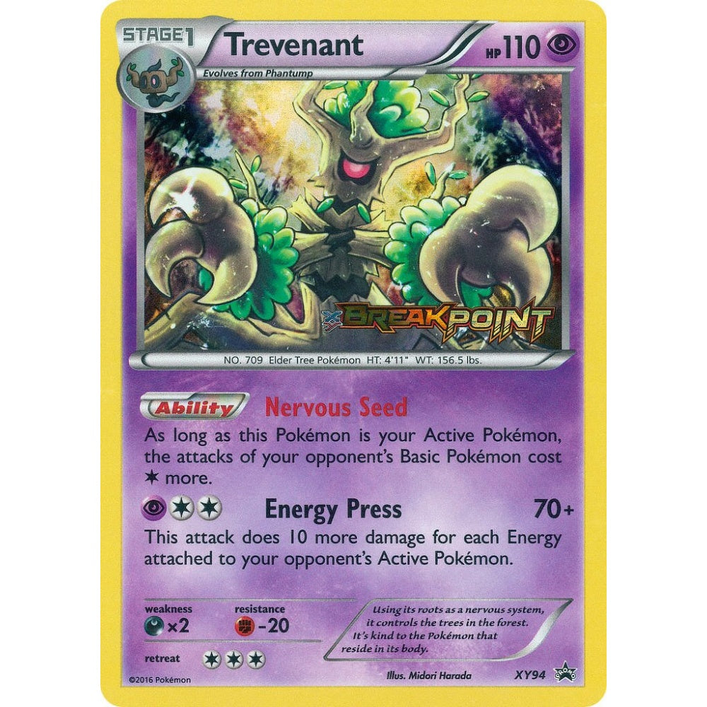 Trevenant Promo XY94 Pokemon Card Game XY Promos