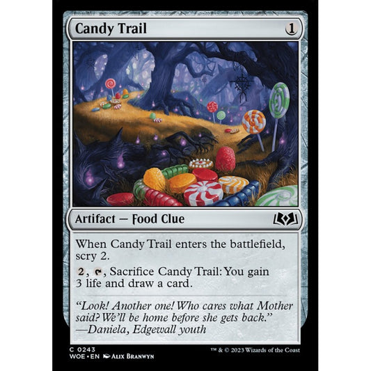 Candy Trail, common, 243, Magic the Gathering, Wilds of Eldraine