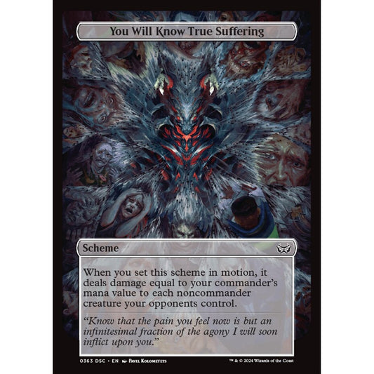 You Will Know True Suffering, 363, common, Magic: The Gathering, Duskmourn: House of Horror