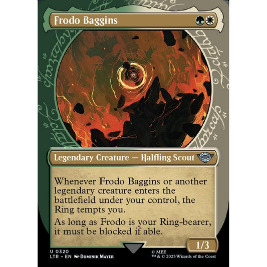 Frodo Baggins, uncommon, 320, Magic the Gathering, The Lord of the Rings: Tales of Middle-earth
