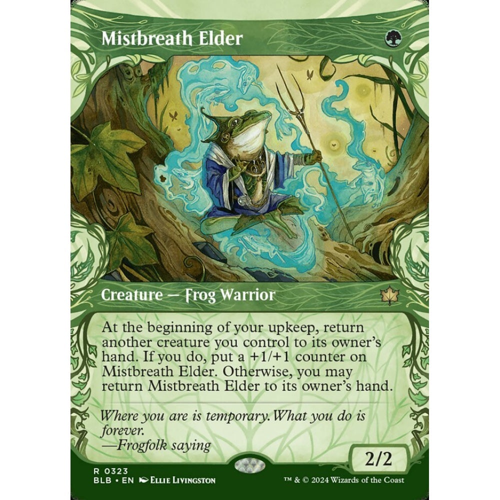 Mistbreath Elder, 323, rare, Magic: The Gathering, Bloomburrow