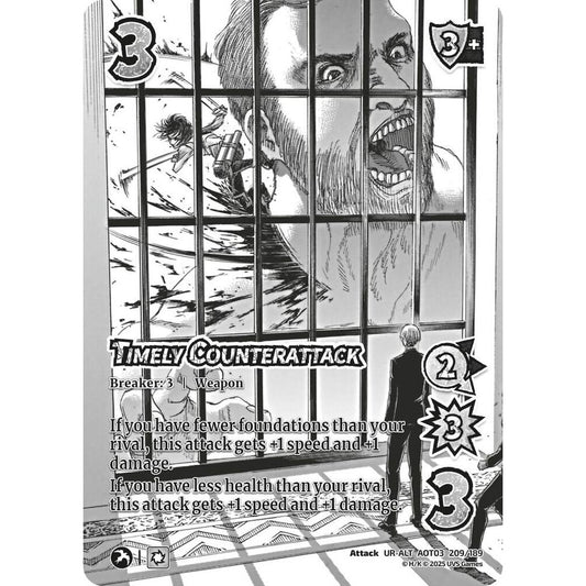 Timely Counterattack 209/189 AOT03 Universus Attack on Titan: Apocalypse Attack UR-ALT