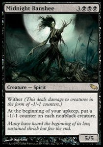 Midnight Banshee - Shadowmoor (Rare) [SHM-72]