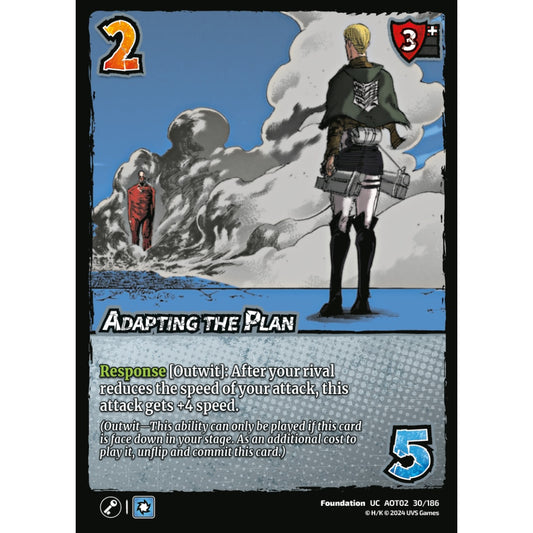 Adapting the Plan, 30/186, AOT02, Universus, Attack on Titan: Origins of Power, Foundation, UC