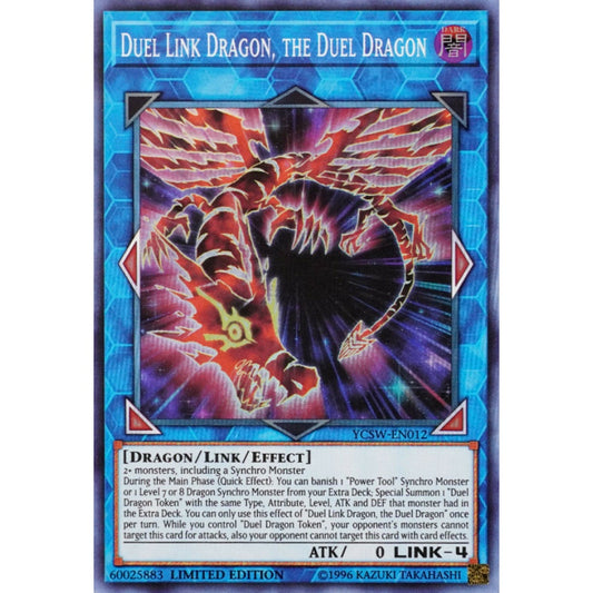 Duel Link Dragon, the Duel Dragon MP25-EN039 Starlight Starlight Rare Yu-Gi-Oh 2025 Mega-Pack Tin in Art