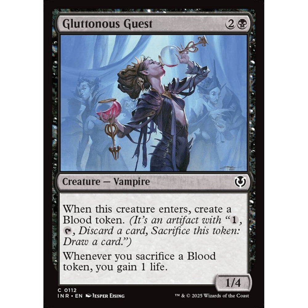 Gluttonous Guest, 112, common, Magic: The Gathering, Innistrad Remastered