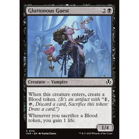 Gluttonous Guest, 112, common, Magic: The Gathering, Innistrad Remastered