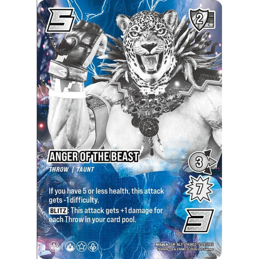Anger of the Beast 209/185 TK802 Universus Tekken 8 Attack SR-ALT