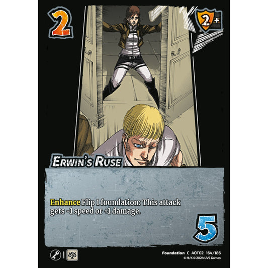 Erwin's Ruse, 164/186, AOT02, Universus, Attack on Titan: Origins of Power, Foundation, C