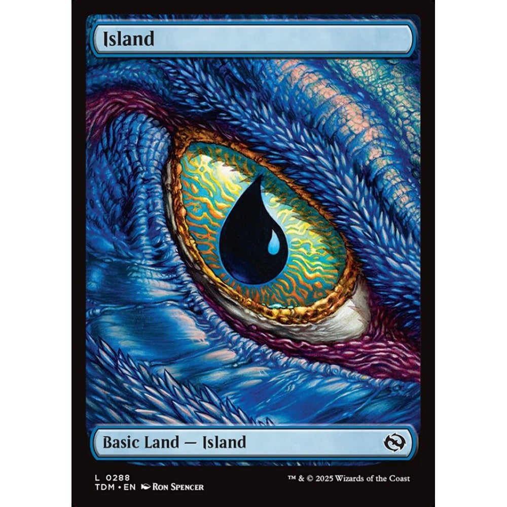 Island common 288 Magic the Gathering Tarkir: Dragonstorm