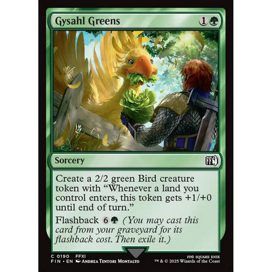 Gysahl Greens common 190 Magic the Gathering Final Fantasy