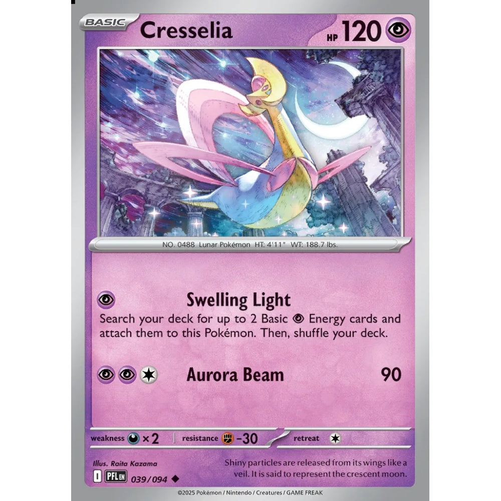 Cresselia Uncommon 039/094 Pokemon Card Game Phantasmal Flames