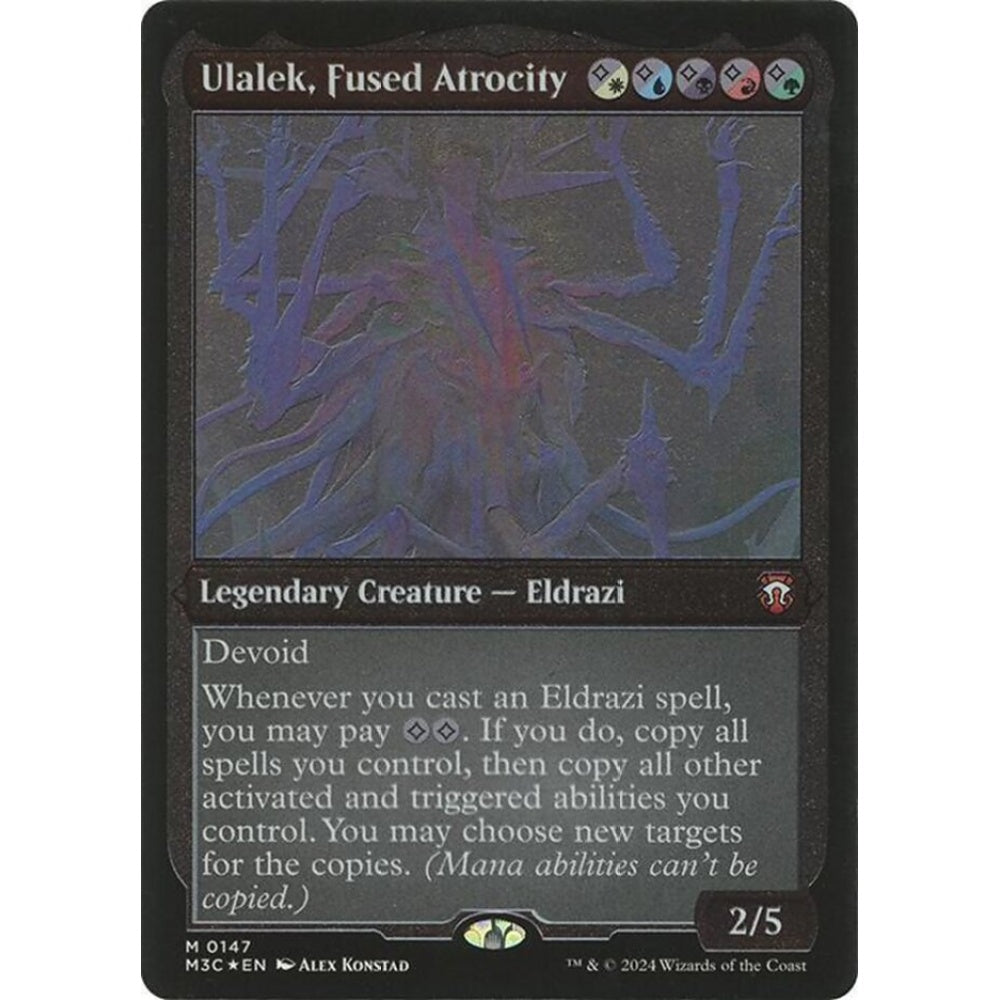 Ulalek, Fused Atrocity, 147, mythic, Magic: The Gathering, Modern Horizons 3