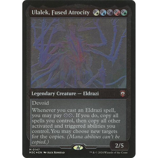 Ulalek, Fused Atrocity, 147, mythic, Magic: The Gathering, Modern Horizons 3