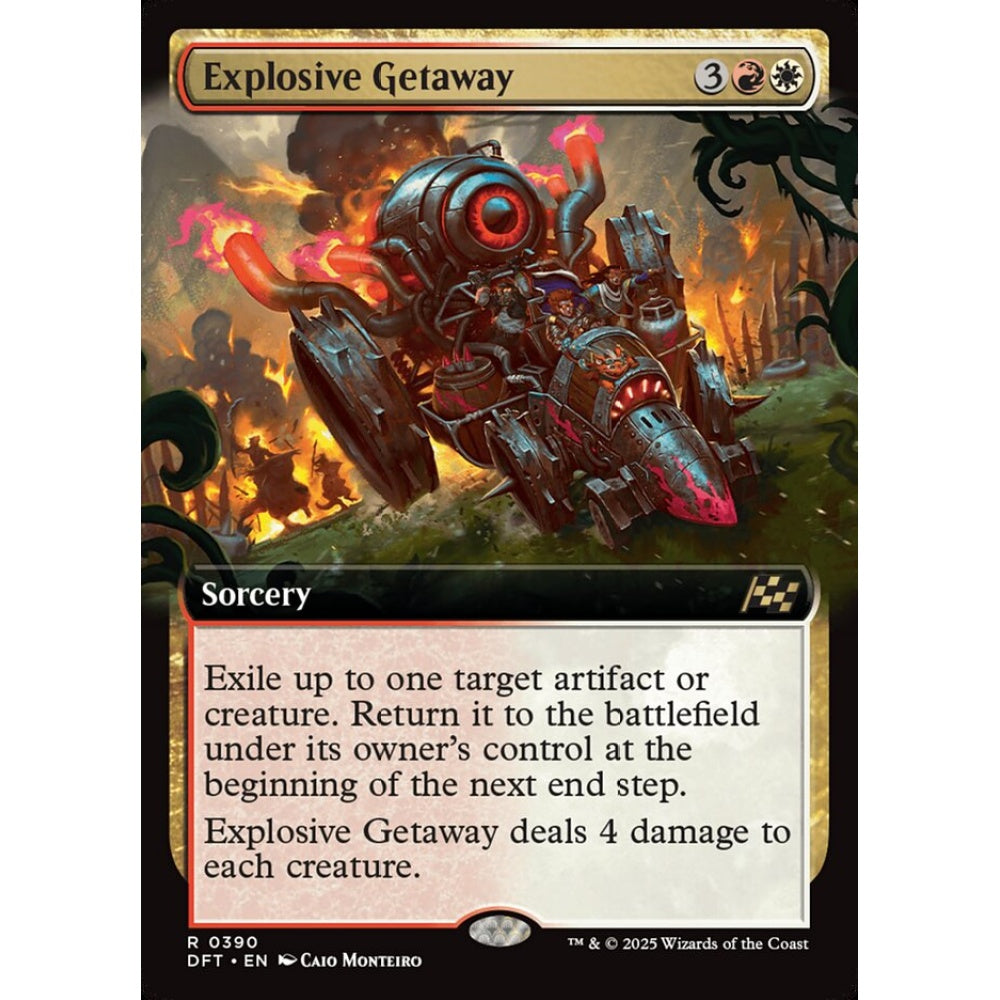 Explosive Getaway, 390, rare, Magic: The Gathering, Aetherdrift
