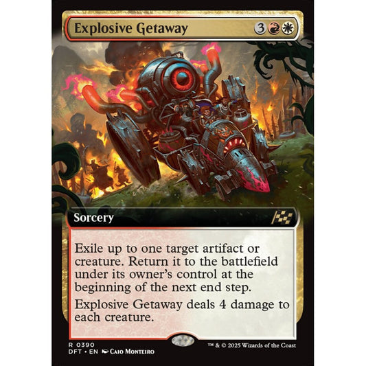 Explosive Getaway, 390, rare, Magic: The Gathering, Aetherdrift