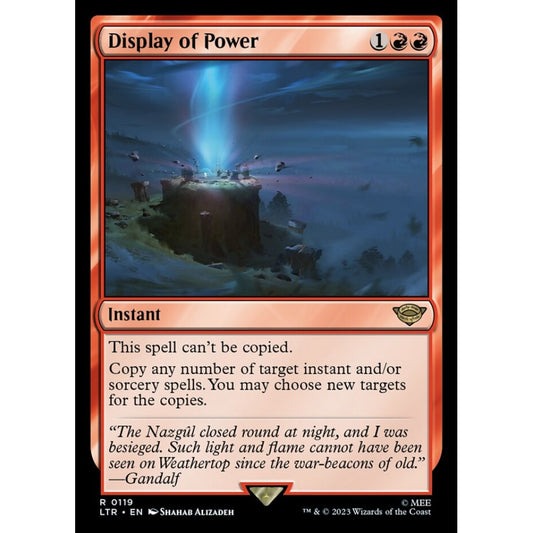 Display of Power, rare, 119, Magic the Gathering, The Lord of the Rings: Tales of Middle-earth