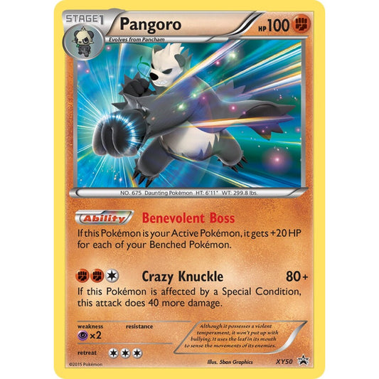 Pangoro Promo XY50 Pokemon Card Game XY Promos