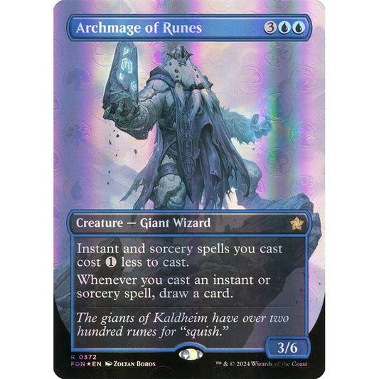 Archmage of Runes, 372, rare, Magic: The Gathering, Foundations